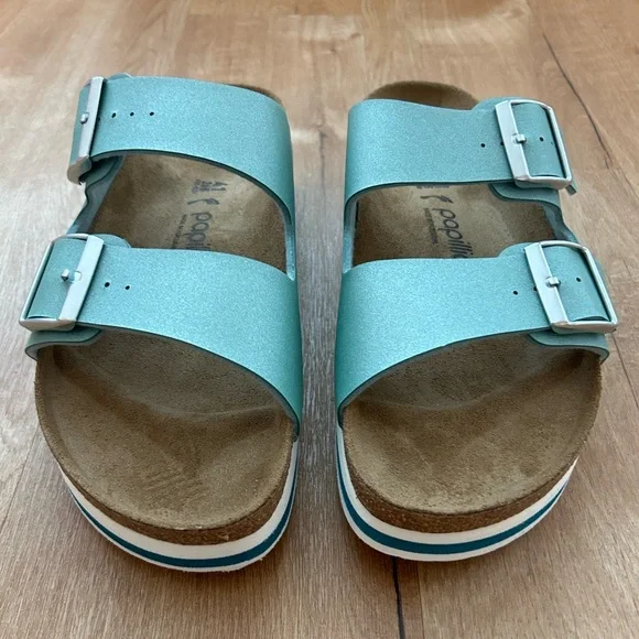 Birkenstock Women's Sandals in Aqua Blue - Picture 5 of 5